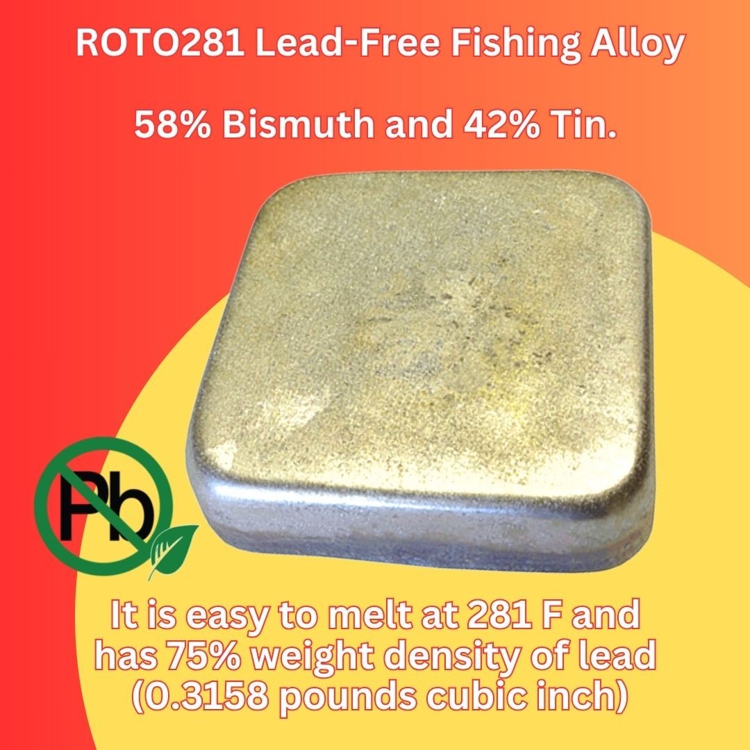 Lead-Free Fishing Tackle Weight Bismuth-Tin Alloy (281F)