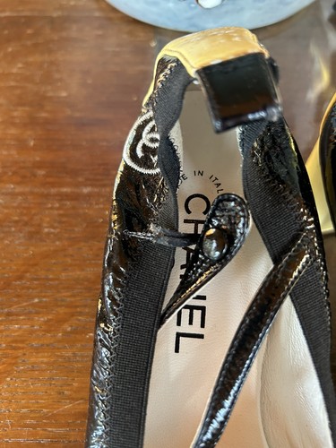 Chanel  EU 40 Patent Leather Ballet  Heels  - Picture 5 of 6