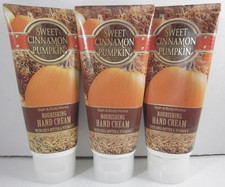 Bath and Body Works Nourishing Hand Cream 2 oz Sweet Cinnamon Pumpkin x 3