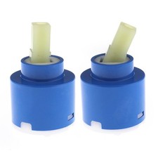 Replacement Mixer Tap Ceramic Disc Cartridge Faucet Inner Valve Hot And Blue