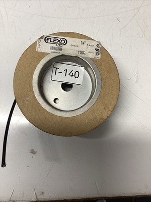 FLEXO 50 FT. 1/4'' Black Expandable Wire Cable Sleeving T-140