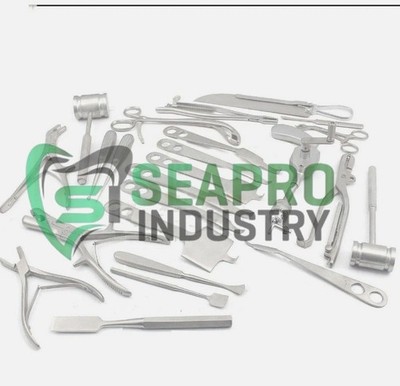 Orthopedic Retractor Bone Drill Saw Surgical Surgery Instruments 29 Set Pcs A+