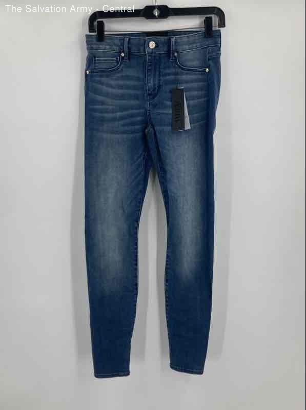 White House Black Market Womens Blue High Rise Denim Skinny Jeans Size XS