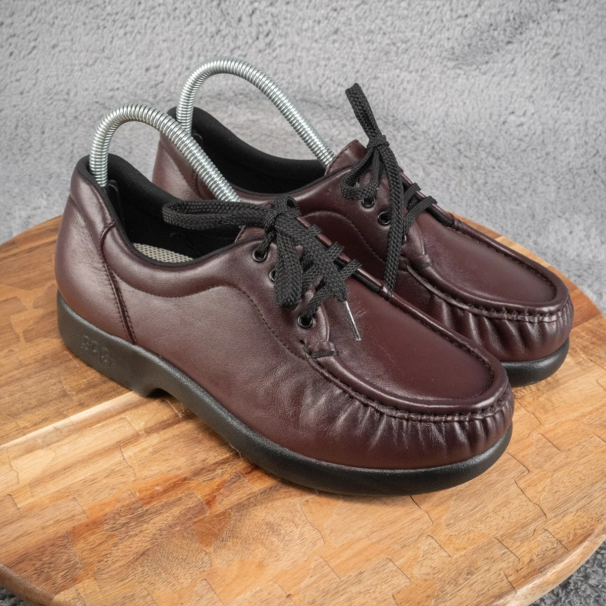 SAS Tripad Brown Leather Dress Casual Comfort Flats Shoes Women\'s 8.5 W SAS Women main image 4