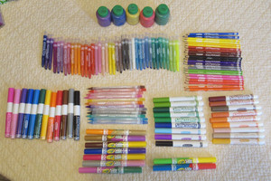 Crayola Silly Scents Art Supply Lot (Markers/Twistable Crayons/Pencils/Paint)
