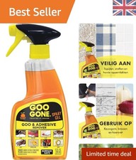 Drip-Free Adhesive Remover Spray Gel 355ml - Citrus Scent for Easy Cleanup