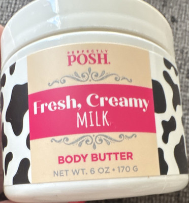Perfectly Posh Skindelicious Hydrating Milk Body Butter Milk Thistle 6 oz