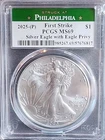 2025 (P) - American Silver Eagle ■ First Strike PCGS MS69 w/Eagle Privy ■ #5010