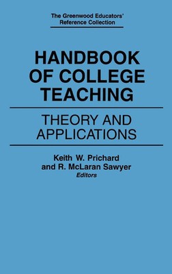 R. Mclaran Sawyer (u. a.) | Handbook of College Teaching | Buch | Englisch