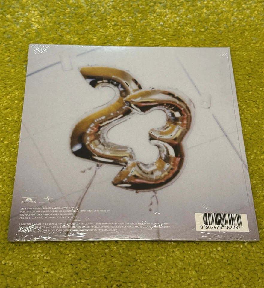 Ltd. handsignierte 7"-white-Vinyl-Single “23” | Samu Haber | OVP | Sold Out - Bild 2 von 4