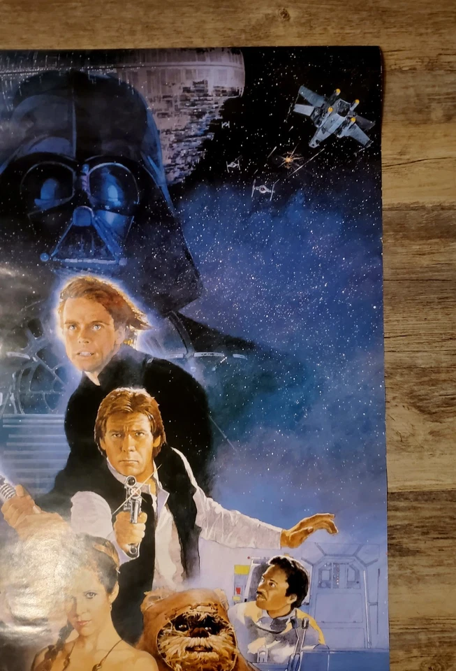 Star Wars Return of the Jedi 1983 USA One Sheet Poster Style B 1995 ZigZag Reiss - Image 4 of 4