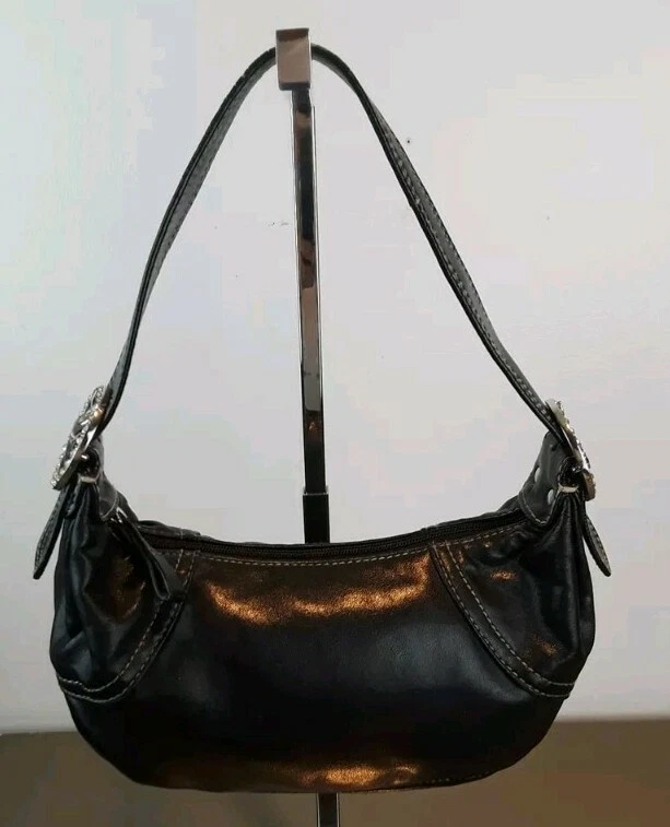 Liz Claiborne | Bags | Liz Claiborne Buckskin Faux Leather Shoulder Hobo  Bag | Poshmark