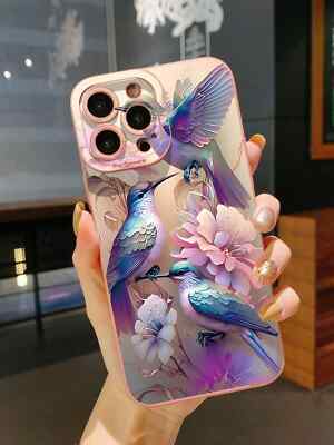 Elegant Floral Pattern Phone Case for iPhone Redmi OPPO Realme VIVO