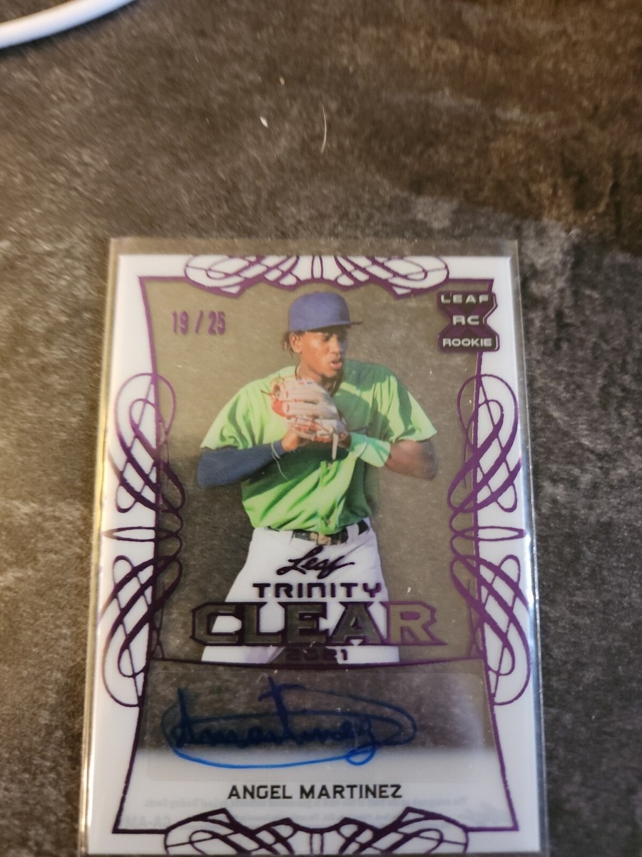 2021 Leaf Trinity Clear Baseball Acetate Purple Rookie Auto 19/25