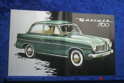 Goliath 1100 1957-1958 Prospekt (A1303) FAKSIMILE Archiv Verlag