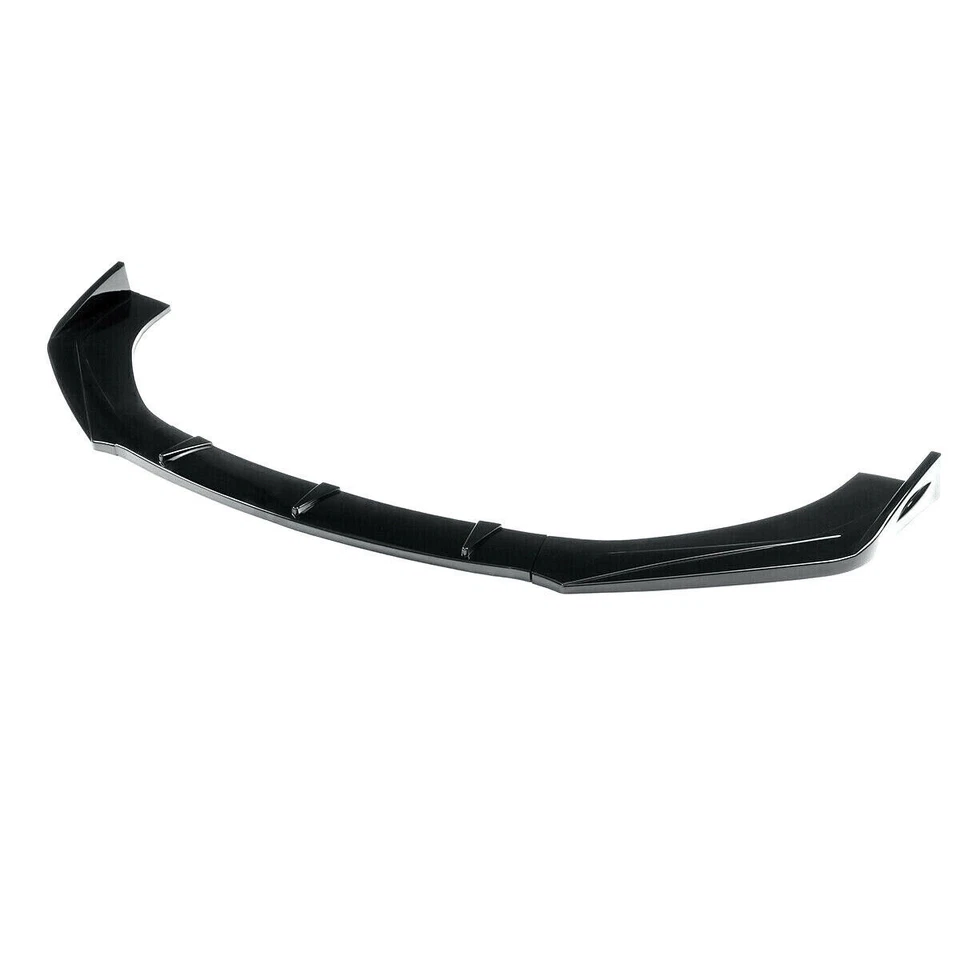 For Audi TT Base 2011-2014 V Style Carbon Front Bumper Lip Splitter Spoiler Kits - Image 4 of 4