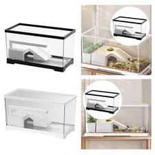 Turtle Tank Aquarium Hideout Feeding Box Turtle Terrarium Pets Accessory
