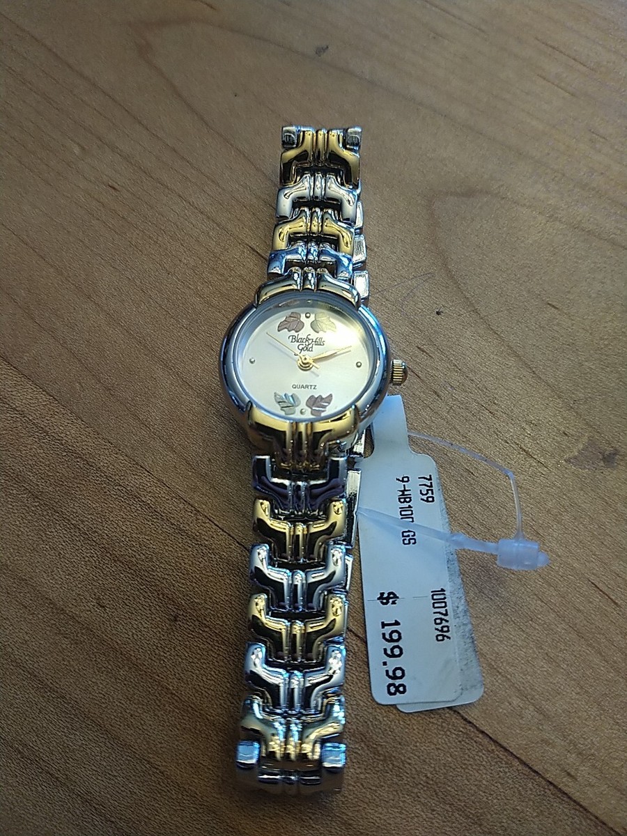Black Hills Women Watch 1007696 Two Tone Gold Band 12k Gold  display picture 3