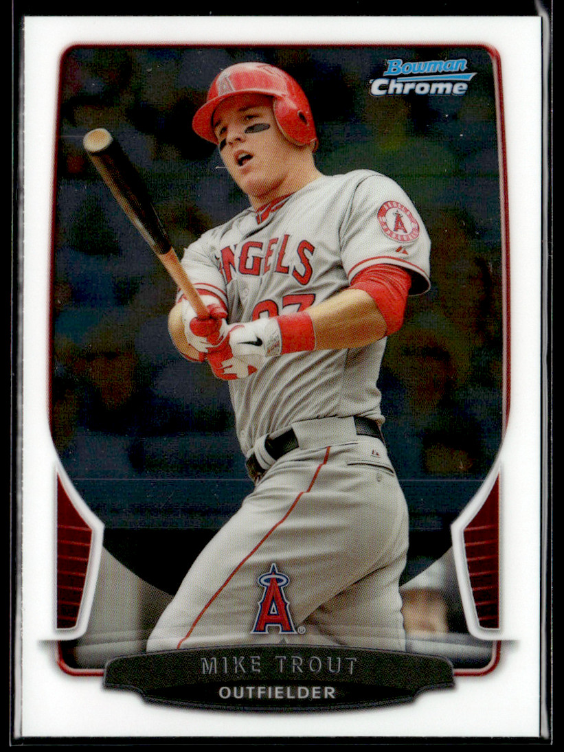 2013 Bowman Chrome #50 Mike Trout Angels