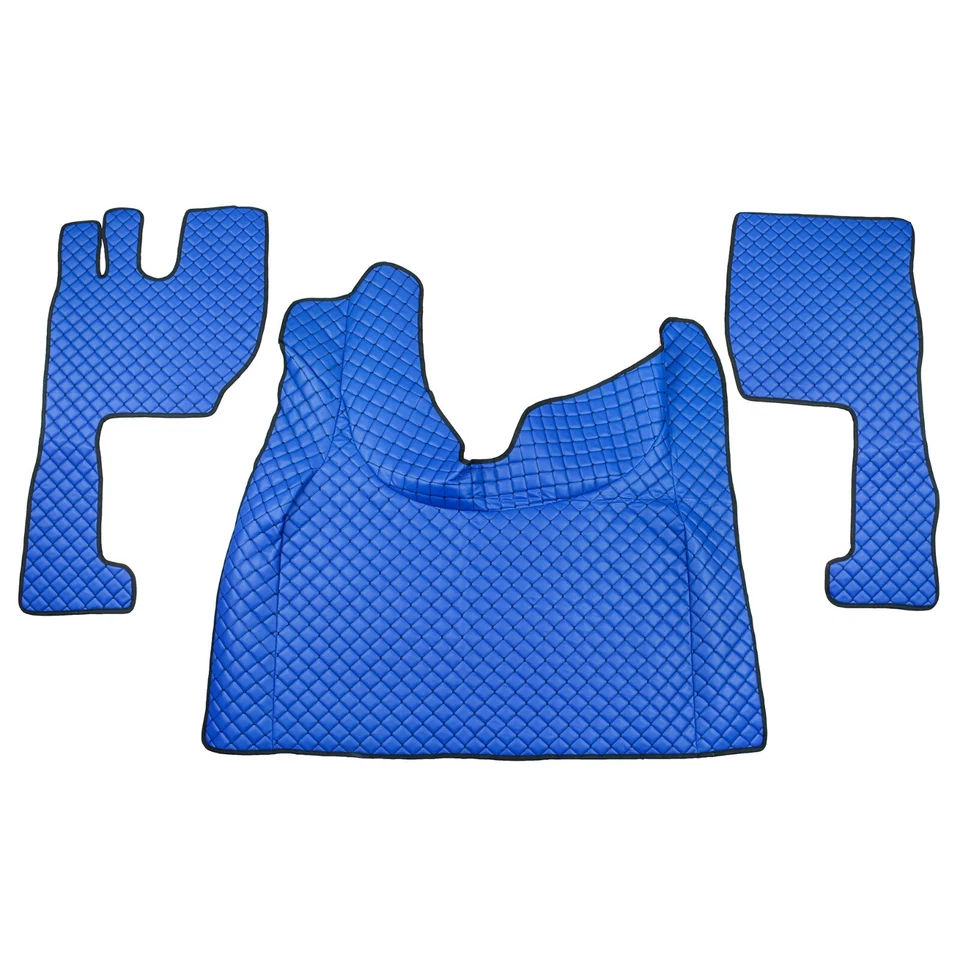 Truck Set 1+1 Coprisedili + Tappetini per Volvo FH Euro 6 Automatic BLU - Immagine 2 di 4