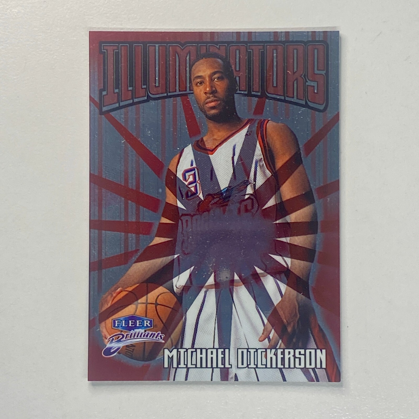 1998-99 Fleer Brilliants #11I Michael Dickerson Rookie Illuminators Rockets