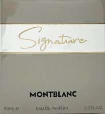 MONTBLANC SIGNATURE EAU DE PARFUM SPRAY FOR WOMEN 3.0 Oz / 90 ml BRAND NEW!!!