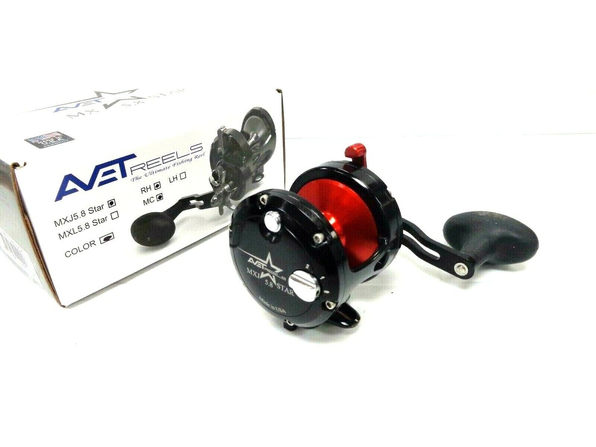 Avet Star Drag MXJ5.8 MC Cast Single Speed Reel - Right Hand