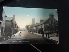 vintage postcard unused jarvey street bathgate
