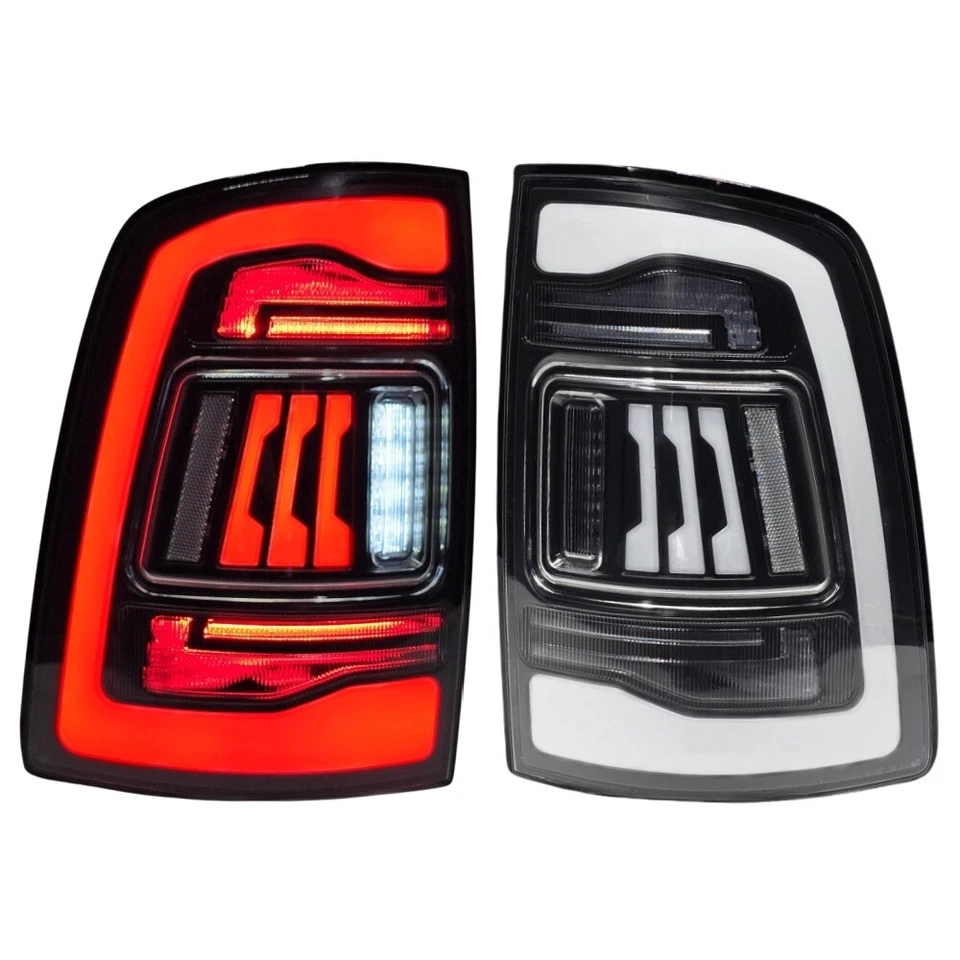 1 par de luces traseras LED transparentes para Dodge Ram 1500 2500 3500 2009-2018 Foto 2 de 4
