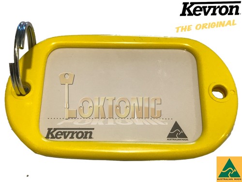 Kevron Pack 10 Giant Hotel Key Tag Garage School Car Show Room Locker 11 Colours - Picture 4 of 13