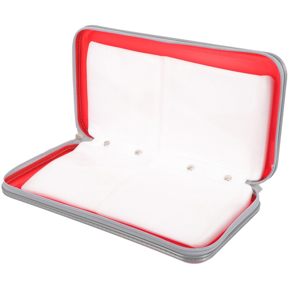 2pcs DVD Case Car CD Pouch Disc Storage Pouch Zipper CD Case DVD