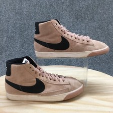 Nike Sneaker Womens 8 Pink Blazer Classic Mid Laced Up Casual Suede 917862