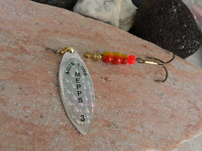 MEPPS SPINNER  LONGUE RAINBO SILBER ALLE GROESSEN ANGELSPORT SPINNFISCHEN NEU
