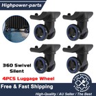 4PCS Luggage Wheel Replacement Travel Suitcase Wheels Mute 360 Swivel Casters AU