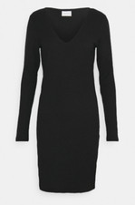 Vila VIHAGEN V NECK BODYCON DRESS Jersey Black M(290224)