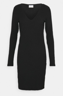 Vila VIHAGEN V NECK BODYCON DRESS Jersey Black M(290224)