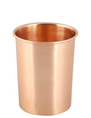 AQUARIUS pro life - reiner Kupfer-Becher - Blume des Lebens (300ml)