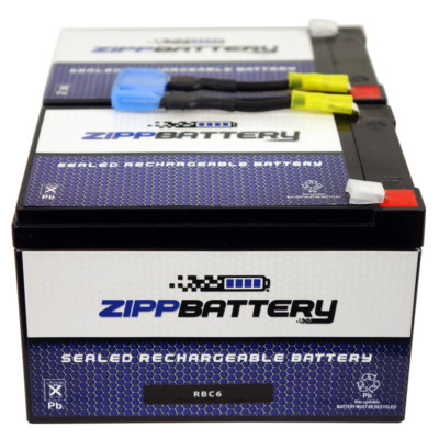 RBC6 UPS Computer Power Backup System Complete Replacement Battery Kit