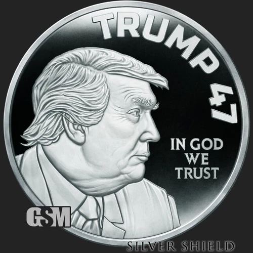 2024 1OZ TRUMP 47 PROOF ROUND - .999 Pure - COLLECTOR PROOF SILVER - "IN-HAND"