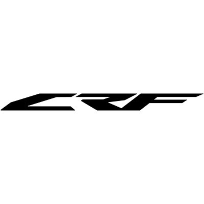 2x Honda CRF Logo 6" Vinyl Decal Sticker Car Truck Window Racing