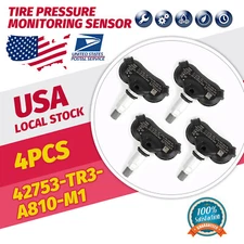 4x 42753-TR3-A81 42753-TR0-A810-M1 TPMS For HONDA CIVIC TIRE PRESSURE SENSOR