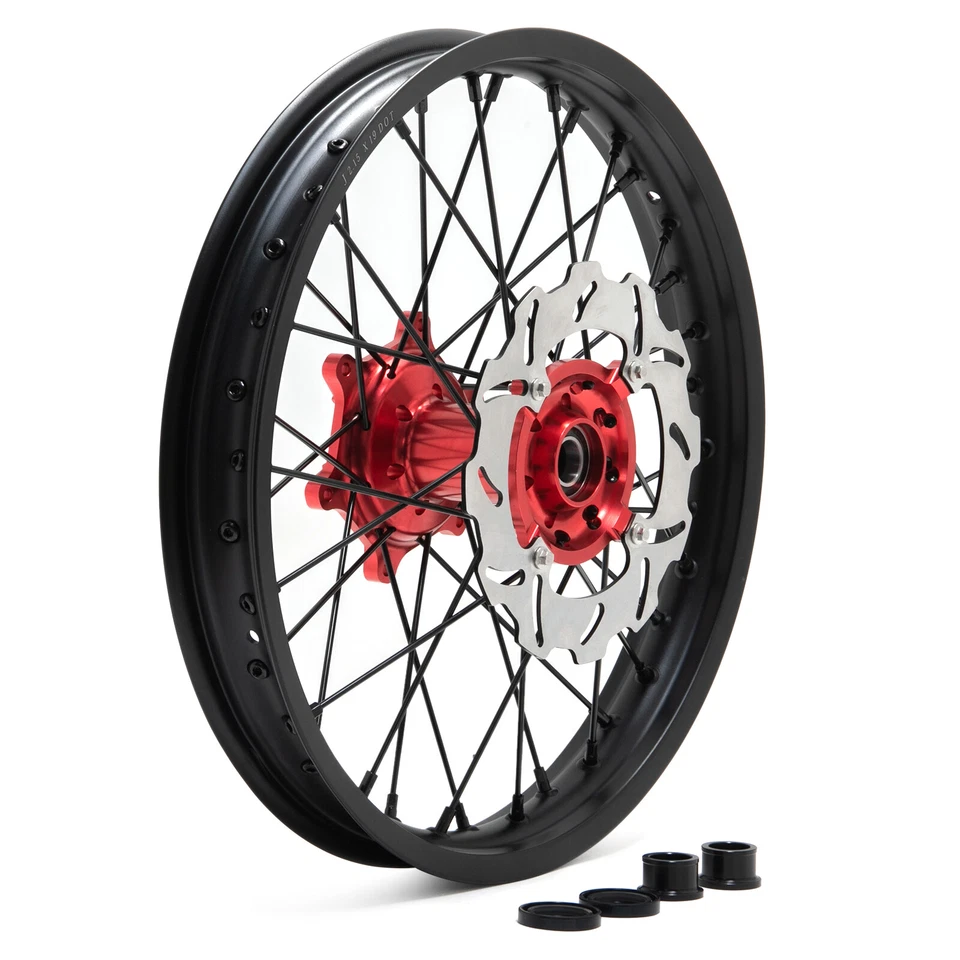 Juego de ruedas mecanizadas CNC para Honda 21" 19" CRF250R CRF450R CR125R CR250R CRF450X Foto 2 de 4