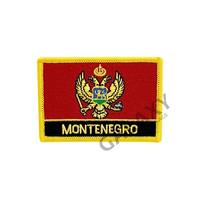 Made In Montenegro Vector Graphics Round Simple Label Badge Emblem With Flag Of Montenegro And - Foto 4