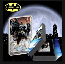 2023 Niue BATMAN 1 oz .999 Silver DC Comics Batman Day Mintage 999 FLASH SALE
