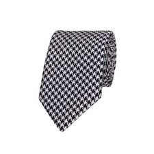 Gitman Woven Silk Houndstooth Neck Tie - Regular Length