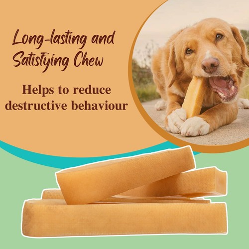 Paquete de golosinas 100 % originales para perros - leche con queso Yak masticar tamaño grande - golosinas dentales - Imagen 9 de 14