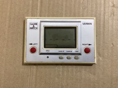 Nintendo Game & Watch Vermin MT-03 Silver Series 1980 Japan ver