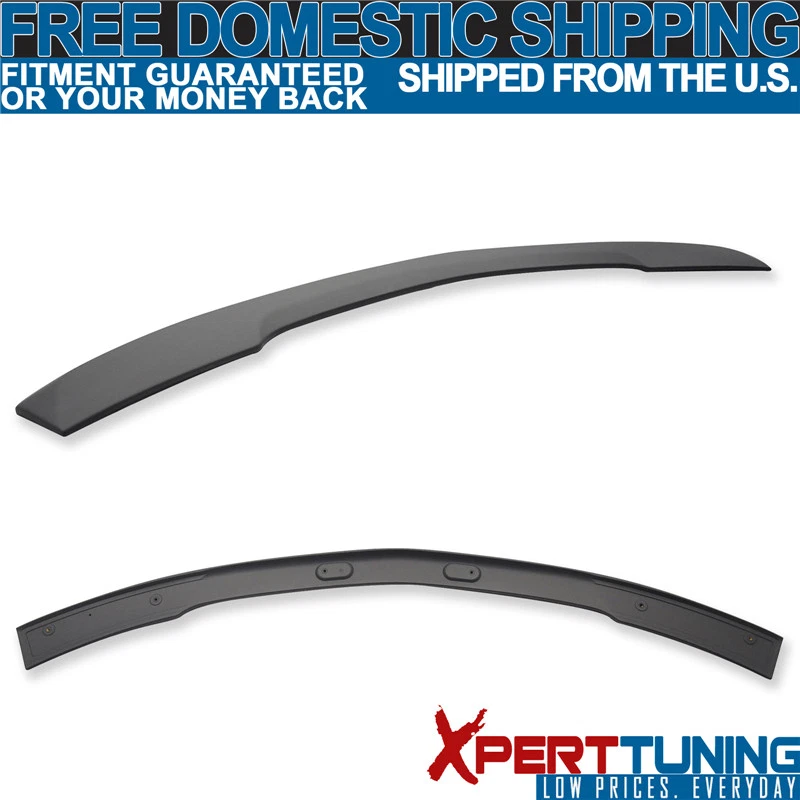 Fits 10-13 Chevy Camaro Flush Mount OE Factory Style Trunk Spoiler - Matte Black Foto 3 de 4