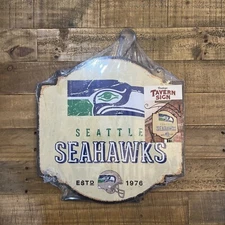 Seattle Seahawks Retro Vintage Tavern Pub Bar Metal Sign by Winning Streak