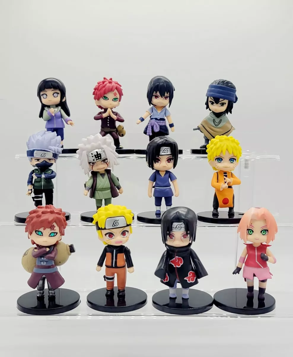 12 Pcs/Set Anime Naruto Kakashi Gaara PVC Action Figure Collectible Toy  Gifts